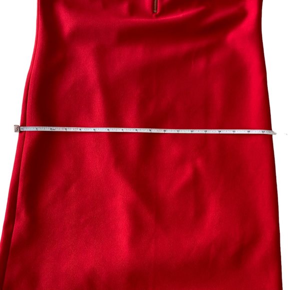 TIBI Long-Sleeve Structured RedCrepe Zip Dress from Bergdorf Goodman NWOT… - Picture 6 of 7